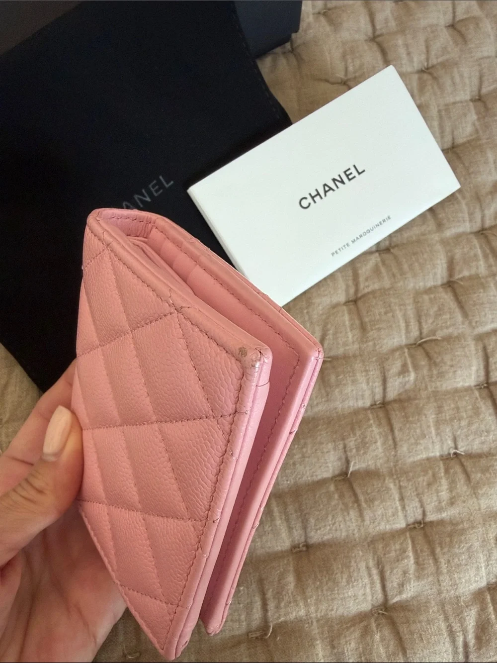 CHANEL compact wallet